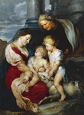 The Holy Family with the Lamb, c.1618 | Rubens