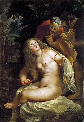 Susanna and the Elders, c.1607 | Rubens | Giclée Leinwand Kunstdruck