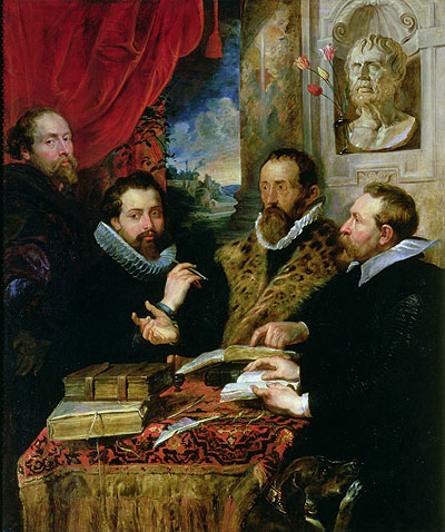 The Four Philosophers (Giusto Lipsius and His Pupils), c.1611/12 | Rubens | Giclée Canvas Print