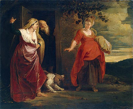 Hagar Leaves the House of Abraham, c.1615/17 | Rubens | Giclée Canvas Print