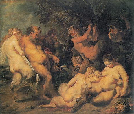 Rubens | Bacchanalia, c.1615 | Giclée Canvas Print