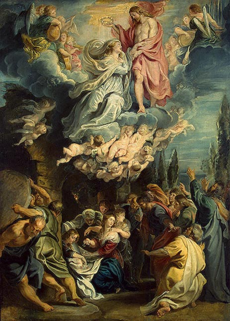 The Coronation of the Virgin, c.1609/11 | Rubens | Giclée Canvas Print