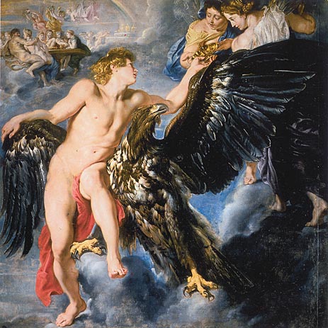 The Abduction of Ganymede, c.1611/12 | Rubens | Giclée Leinwand Kunstdruck