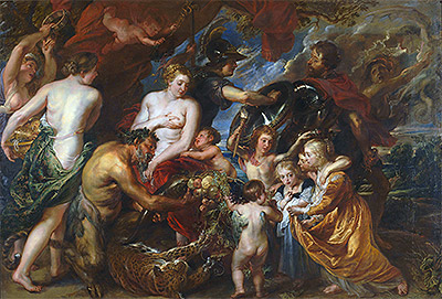 Minerva Protects Pax from Mars (Peace and War), c.1629/30 | Rubens | Giclée Canvas Print