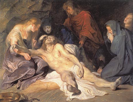 Die Klage Christi, 1614 | Rubens | Giclée Leinwand Kunstdruck