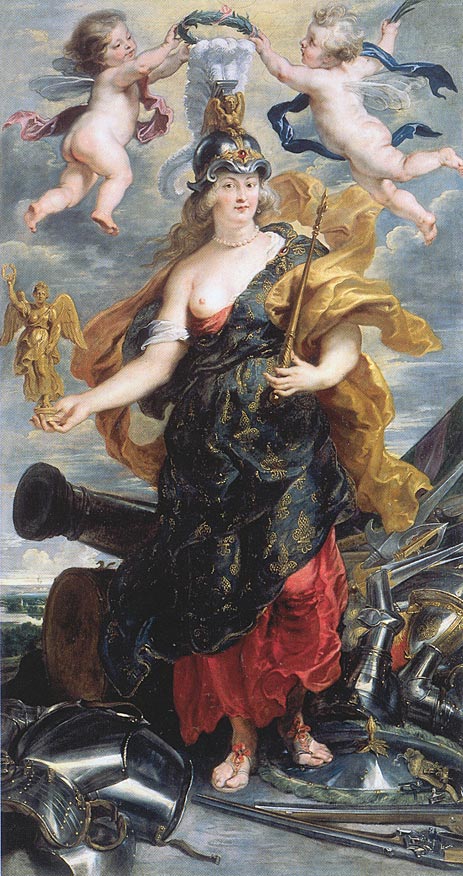 Marie de Medici as Bellona, c.1622/25 | Rubens | Giclée Leinwand Kunstdruck