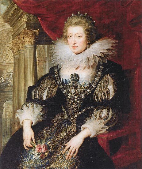 Porträt von Anne von Österreich, c.1621/25 | Rubens