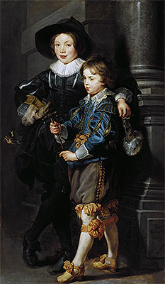Doppelporträt von Albert und Nikolaus Rubens, c.1626/27 | Rubens
