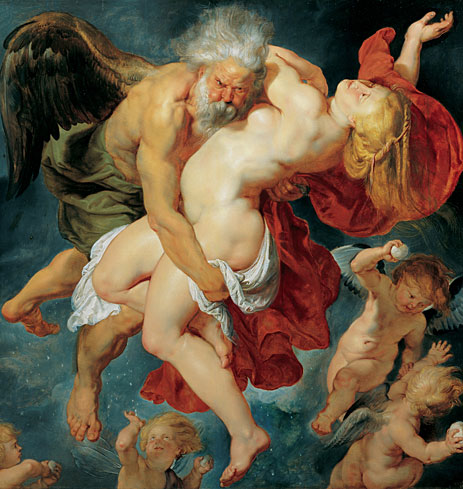 Boreas entführt Oreithya, c.1615 | Rubens