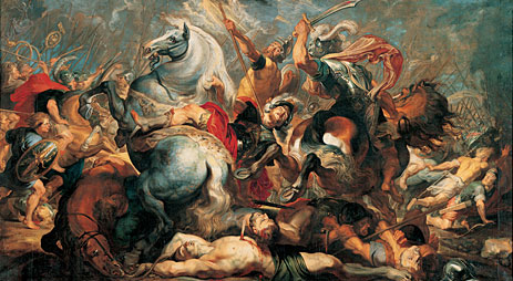 The Death of Decius Mus in Battle, 1618 | Rubens | Giclée Canvas Print