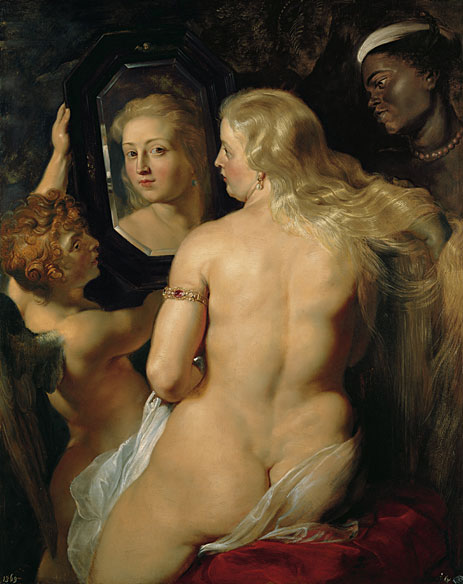 Venus in Front of the Mirror, c.1613/14 | Rubens | Giclée Leinwand Kunstdruck