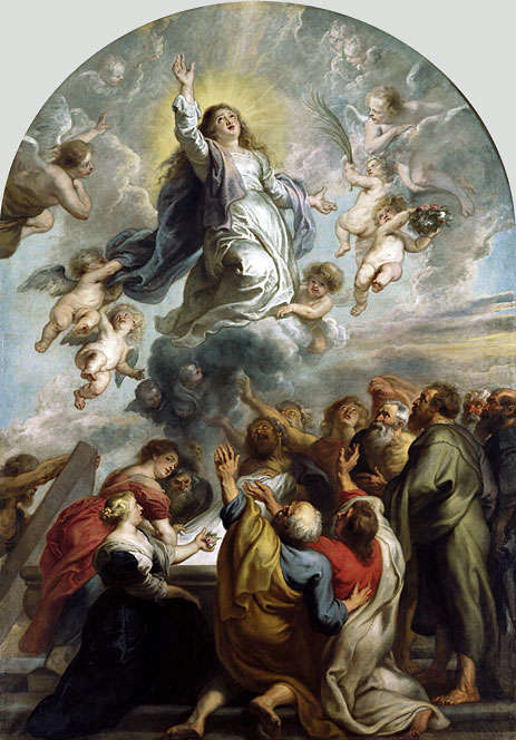 The Assumption of the Virgin, c.1637 | Rubens | Giclée Leinwand Kunstdruck