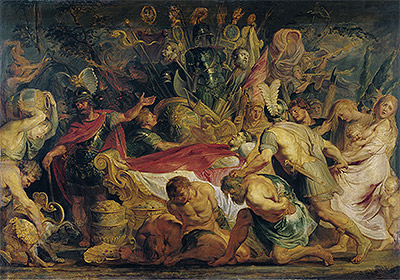 The Obsequies of Decius Mus, c.1616/17 | Rubens | Giclée Canvas Print