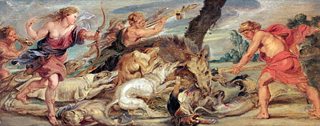 The Hunt of Meleager and Atalanta, c.1628 | Rubens | Giclée Canvas Print