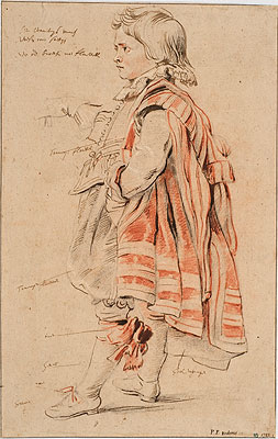 Robin, the Dwarf of Earl of Arundel, 1620 | Rubens | Giclée Papier-Kunstdruck