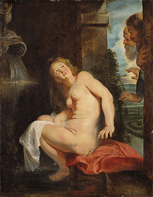 Susanna and the Elders, 1614 | Rubens | Giclée Leinwand Kunstdruck