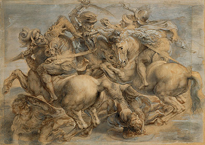 Battle of Anghiari, n.d. | Rubens | Giclée Leinwand Kunstdruck