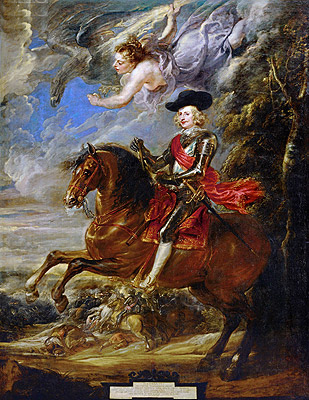 Cardinal-Infante Fernando de Austria at the Battle of Nördlingen, c.1635/40 | Rubens | Giclée Leinwand Kunstdruck