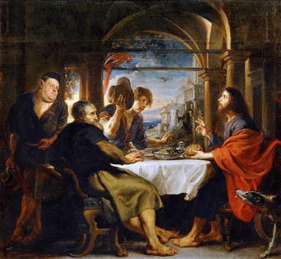 The Dinner at Emmaus, 1638 | Rubens | Giclée Canvas Print