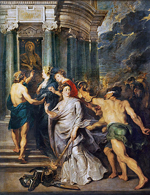 Der Friedensschluss, 10. August 1620 (Der Medici-Zyklus), c.1621/25 | Rubens
