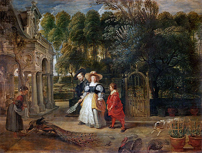 Rubens und seine Frau Helene Fourment im Garten, n.d. | Rubens