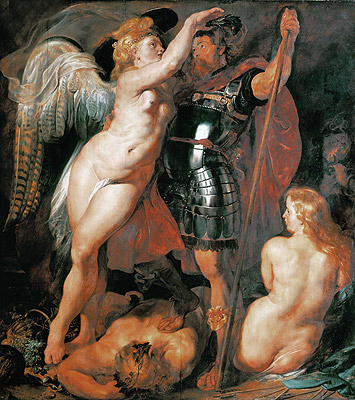 The Coronation of the Hero of Virtue, 1612 | Rubens | Giclée Leinwand Kunstdruck