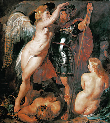 Die Krönung des Helden der Tugend, 1612 | Rubens