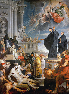Wunder des Hl. Franz Xaver, c.1617/18 | Rubens | Giclée Leinwand Kunstdruck