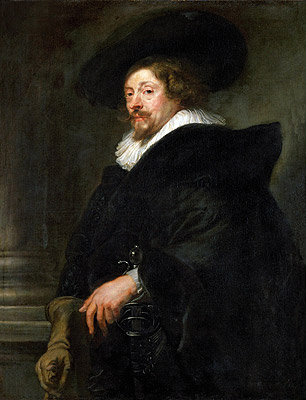 Peter Paul Rubens (Self-Portrait), c.1639/40 | Rubens | Giclée Leinwand Kunstdruck