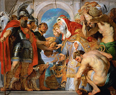Abraham and Melchizedek, c.1615/18 | Rubens