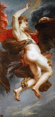 The Rape of Ganymede, c.1636/38 | Rubens | Giclée Leinwand Kunstdruck