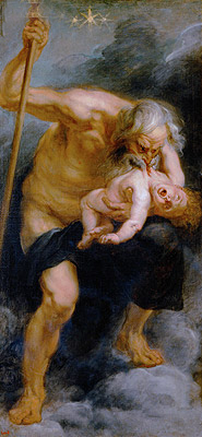 God Saturn Devouring His Son, c.1636/38 | Rubens | Giclée Leinwand Kunstdruck