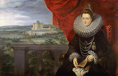 The Infanta Isabel Clara Eugenia, c.1615 | Rubens | Giclée Leinwand Kunstdruck
