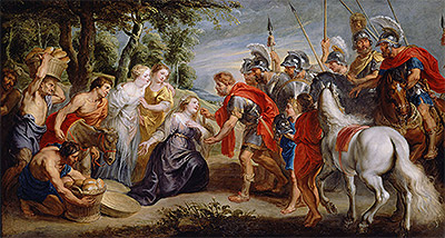David Meeting Abigail, c.1620 | Rubens | Giclée Canvas Print