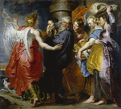 The Departure of Lot and His Family from Sodom, c.1613/15 | Rubens