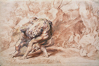 Herkules erwürgt den Nemeischen Löwen, c.1620 | Rubens