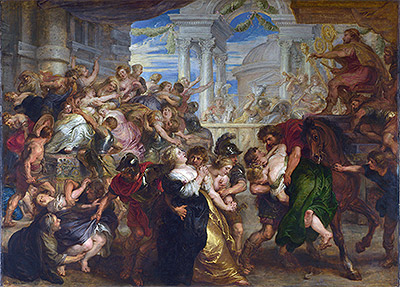 The Rape of the Sabine Women, c.1635/40 | Rubens | Giclée Canvas Print