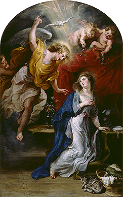 The Annunciation, n.d. | Rubens | Giclée Canvas Print