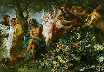 Rubens | Pythagoras Advocating Vegetarianism, c.1618/30 | Giclée Canvas Print