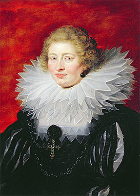 Portrait of Madame de Vicq, 1625 | Rubens | Giclée Leinwand Kunstdruck
