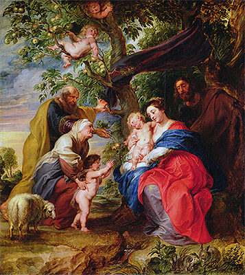 The Holy Family under an Apple Tree, c.1632 | Rubens | Giclée Canvas Print
