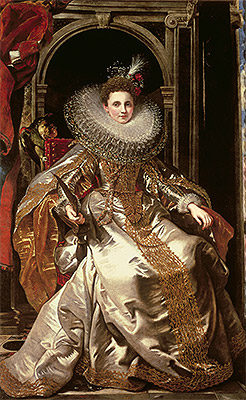 Portrait of Marchesa Maria Serra Pallavicino, 1606 | Rubens | Giclée Canvas Print