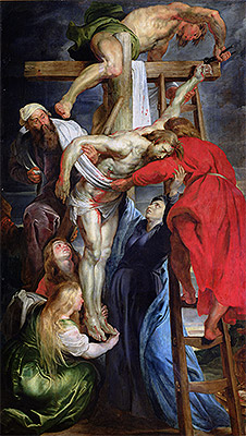 The Descent from the Cross, c.1614/15 | Rubens | Giclée Canvas Print