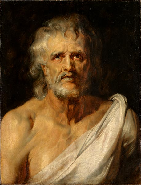 Rubens | Brustbild des Philosophen Seneca, c.1614/15 | Giclée Leinwand Kunstdruck