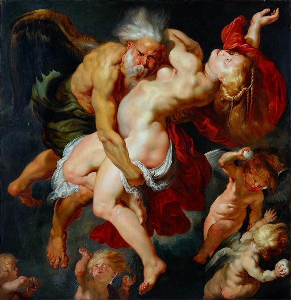 Boreas entführt Oreithyia, c.1615 | Rubens | Giclée Leinwand Kunstdruck