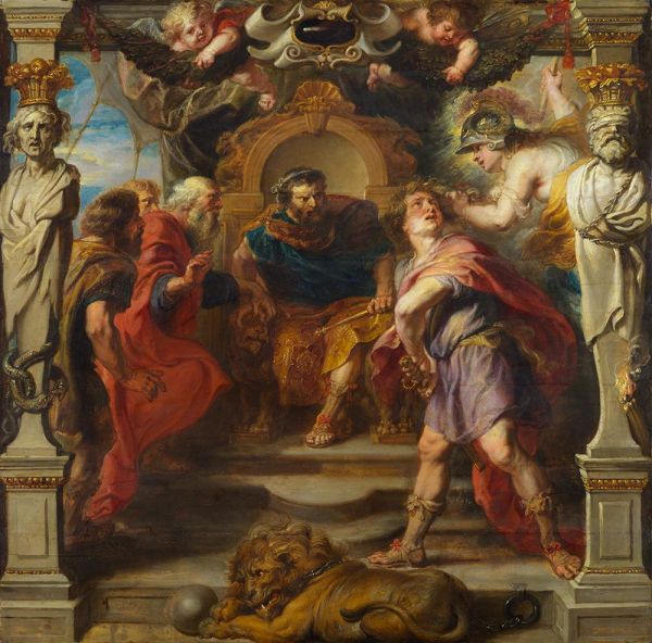 Der Zorn des Achilles, c.1630/35 | Rubens | Giclée Leinwand Kunstdruck