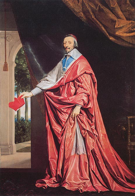 Philippe de Champaigne | Portrait of Cardinal Richelieu, c.1635/40 | Giclée Canvas Print