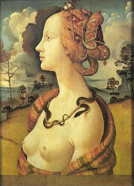 Portrait of Simonetta Vespucci, before 152 | Piero di Cosimo | Giclée Canvas Print
