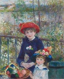 Renoir | Two Sisters (On the Terrace), 1881 by | Giclée Canvas Print
