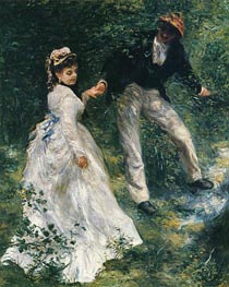 The Promenade | Renoir | Painting Reproduction